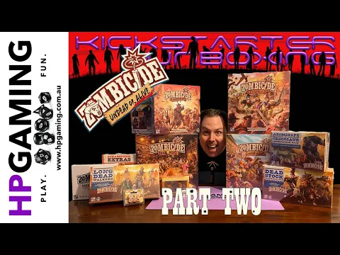 GameLINK! | Unboxing | Zombicide Undead or Alive Kickstarter Pt. 2