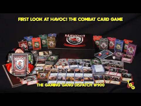 Havoc! The Combat Card Game First Look on The Gaming Gang Dispatch EP 900