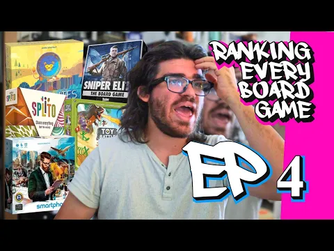 Ranking Every Board Game — Episode #4 (Toy Battle, Sniper Elite, Harmonies…)