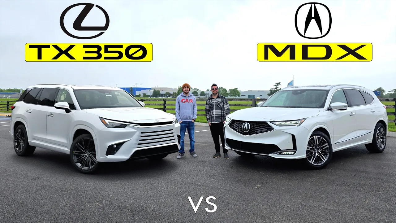 TOP LUXURY 3-ROW?? -- 2026 Lexus TX 350 vs. 2026 Acura MDX: Comparison