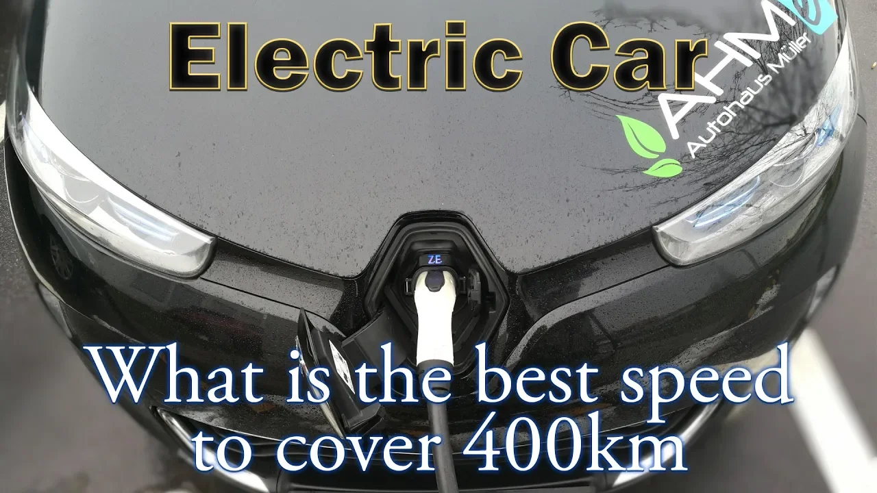 Renault Zoe - The best speed for long distance travelling