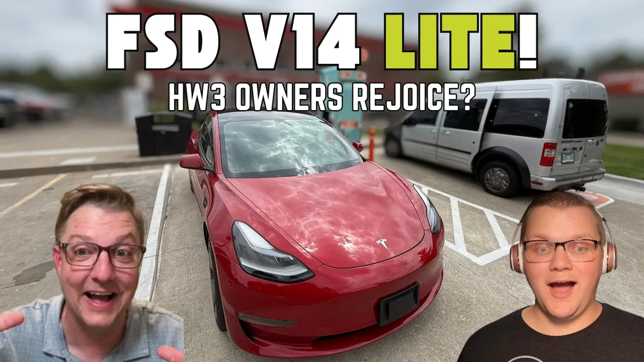 FSD Lite Is Here, and it's NOT What We Expected! FSD v14 Lite First Drive