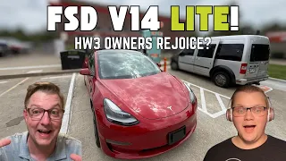 FSD Lite Is Here, and it's NOT What We Expected! FSD v14 Lite First Drive