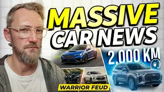 Nissan vs Mitsubishi Just Got Ugly… 2000km Hybrid & Subaru Twist!