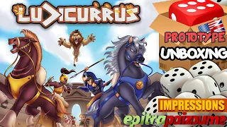 Ludicurrus - Prototype Unboxing & First Impressions (EN) | Epitrapaizoume