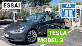 Essai TESLA Model 3 : 1400km de roadtrip