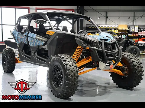 2026 Can-am Maverick X3 Max Rs Turbo Rr Scandi Blue & Orange Crush Thumbnail alt