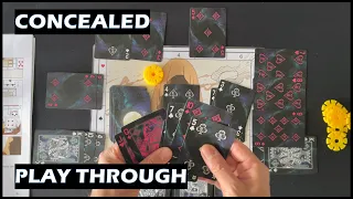Concealed PnP card game play through