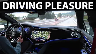 Mercedes EQE 43 AMG driving impressions and summary