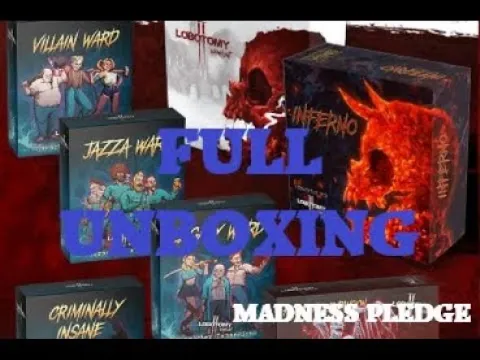 Lobotomy 2: Manhunt by Titan Forge Full Madness Pledge Unboxing