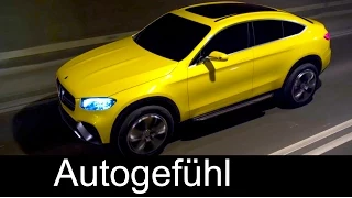 2016 Mercedes GLC Coupé (Concept) first driving shots & Exterieur details - Autogefühl