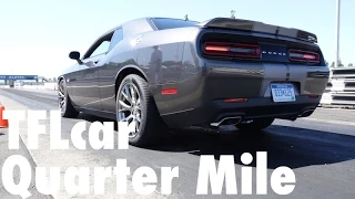 Watch the 2015 Dodge Challenger Hellcat run the Quarter Mile over & over again in 4K