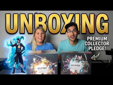 Cierra Reacts: Unboxing Kinfire Chronicles: Night's Fall Premium Collector Pledge