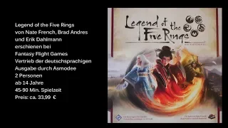 Legend of the Five Rings von Fantasy Flight Games- Review / Test - Die Brettspieltester