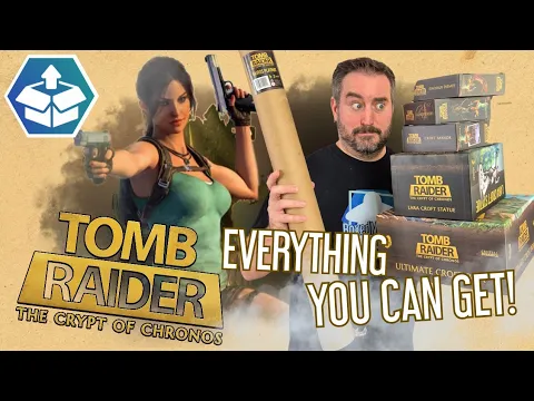 Tomb Raider The Crypt of Chronos Game - Unboxing the All In Tomb Raider Pledge !