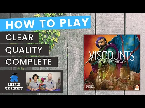 Viscounts of the West Kingdom Board Game - How to Play. A Kickstarter preview by Stella & Tarrant