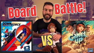 Downforce VS Camel Up (Second Edition) | Board Battle