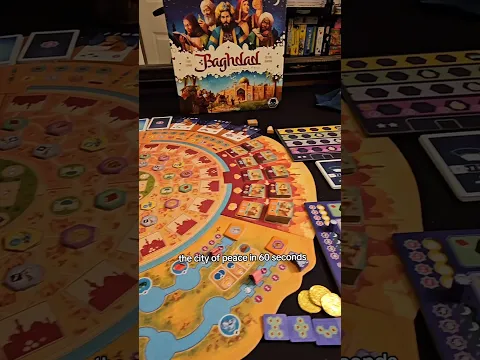 Let me teach you how to play Baghdad:The City of Peace in less than 60 seconds. #howto #boardgame