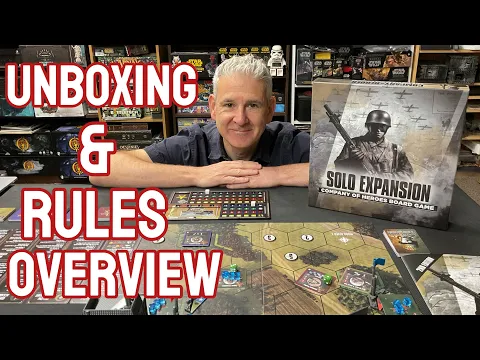 Company of Heroes Board Game 2.0 Solo Expansion - Unboxing and Review