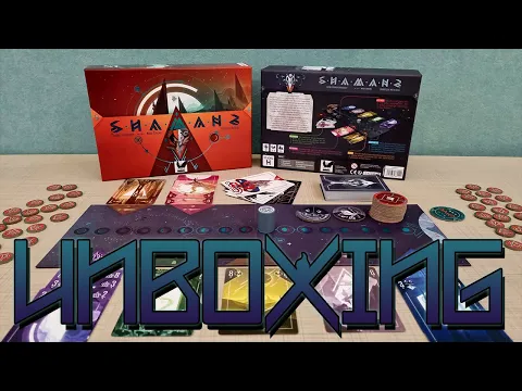 Shamans - Kutu Oyunu Açılımı Falan - ASMR Board Game Unboxing