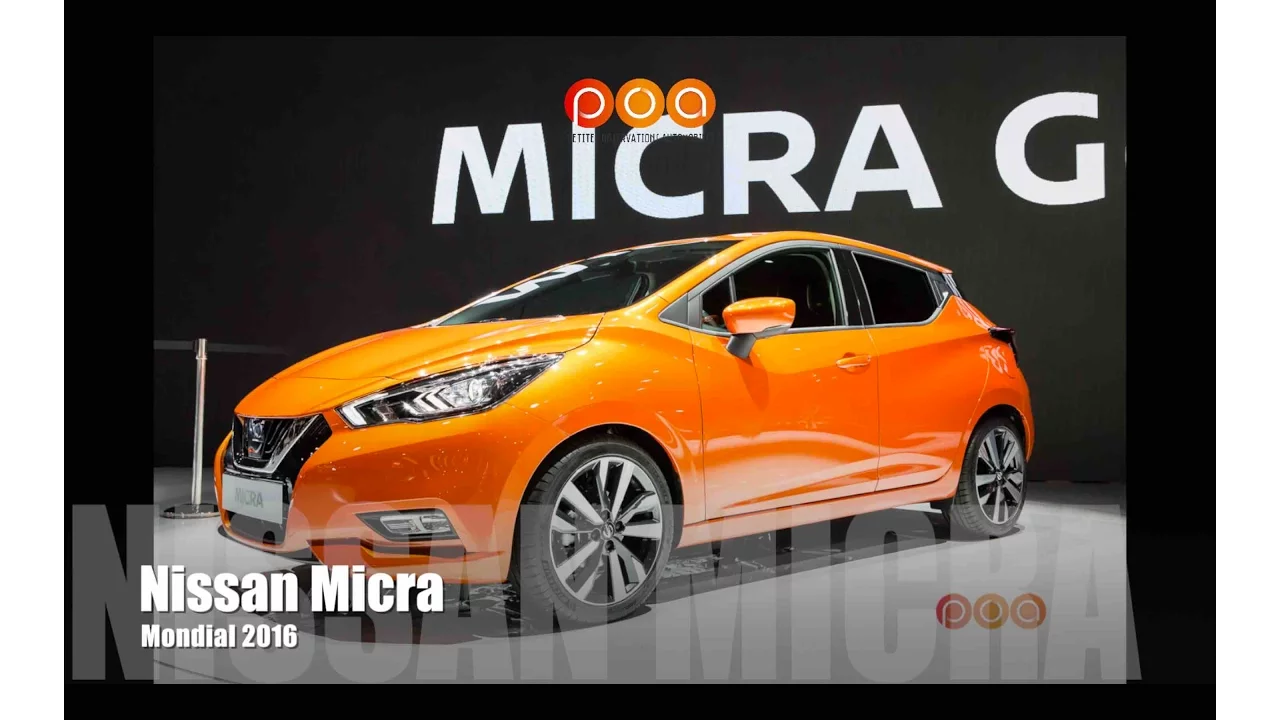 Nouvelle Nissan Micra 2017 - Mondial de l'Automobile 2016 7/20