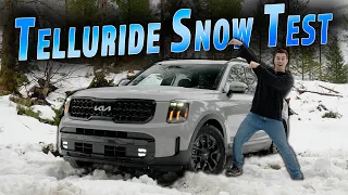 2024 Kia Telluride X-Pro Snow Test & Review | X-Pro Is For The Snow?