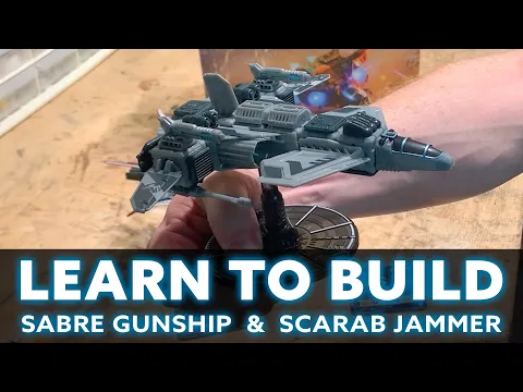 Snap Ships Tactics - Learn to Build: Sabre Gunship & Scarab Jammer