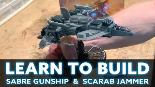 Snap Ships Tactics - Learn to Build: Sabre Gunship & Scarab Jammer