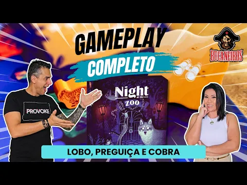 Gameplay completo com o lobo, preguiça e cobra de Night at the Zoo da Bucaneiros