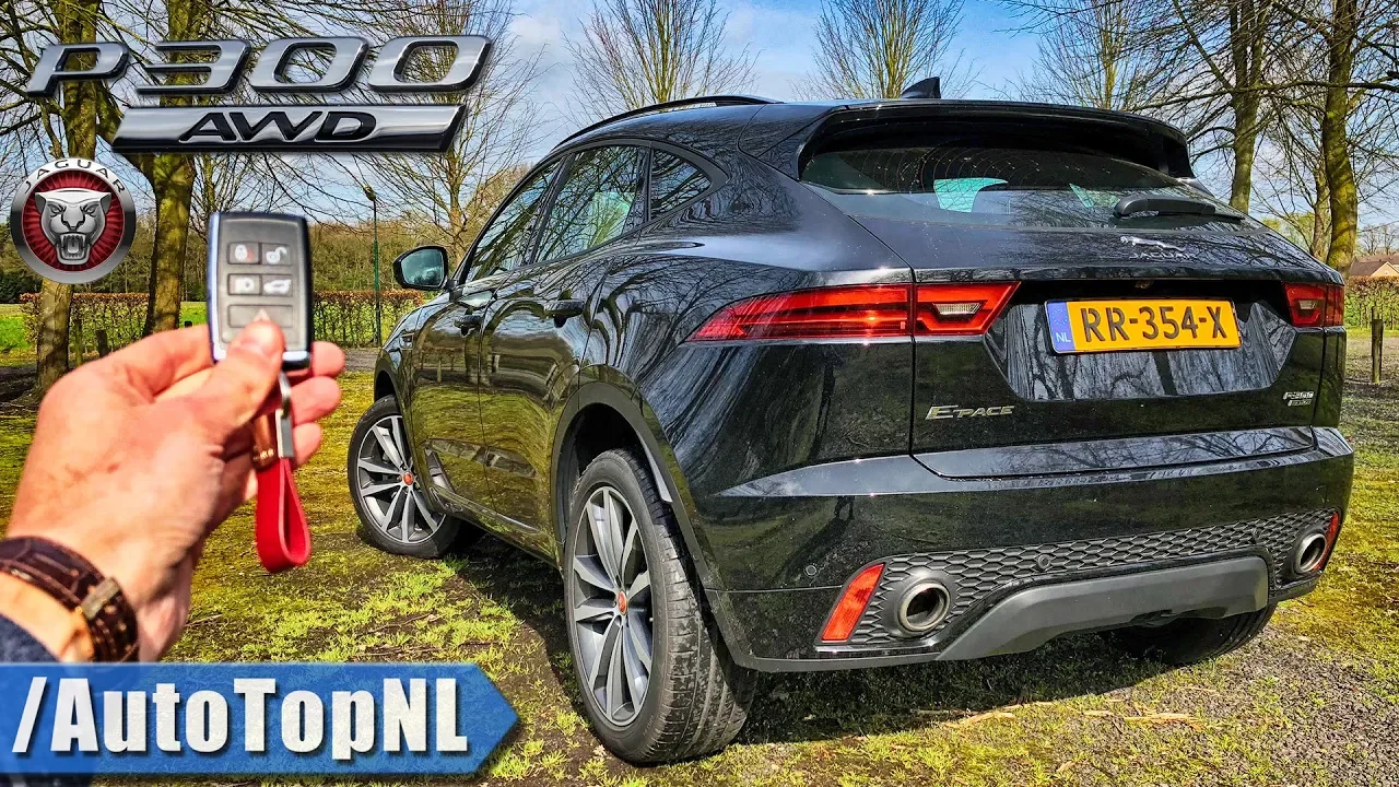 Jaguar E PACE P300 R Dynamic REVIEW POV Test Drive by AutoTopNL