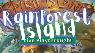 Spirit Island Solo: Downpour Drenches the Rampant Green! (Russia 6; Horizons board)