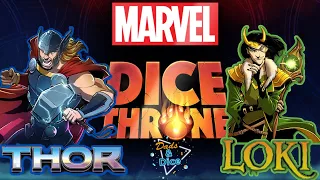 Marvel Dice Throne | Thor vs. Loki | Playthrough