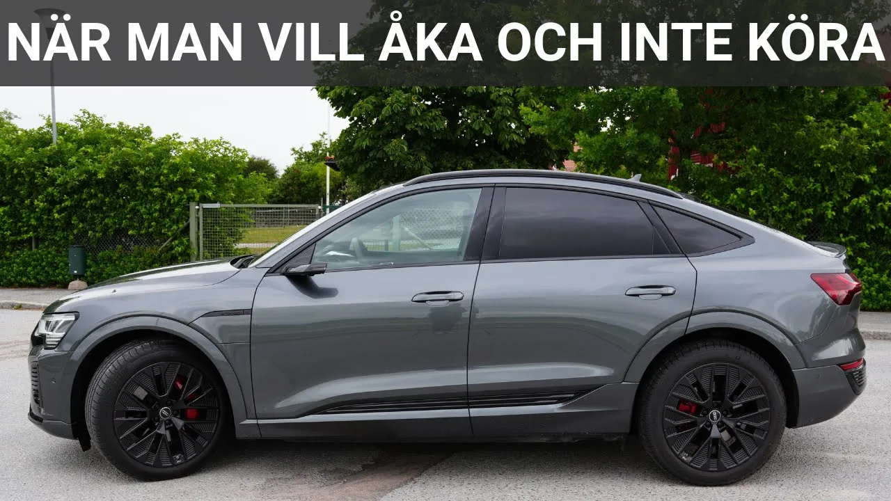 Audi Q8 e-tron Sportback 55 - När du gillar motorljud | Elbilsmagasinet