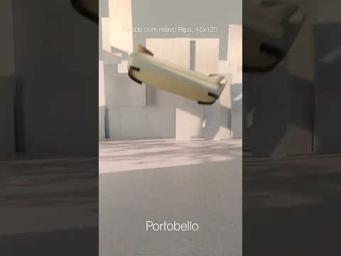 Revestimento Interno Pedra Acetinado 45x120cm Oasi Duna Portobello