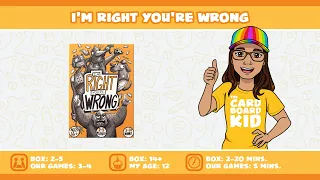 The Cardboard Kid - 347: I'm Right You're Wrong