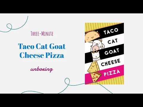 Taco Cat Goat Cheese Pizza - 3-Minute Unboxing