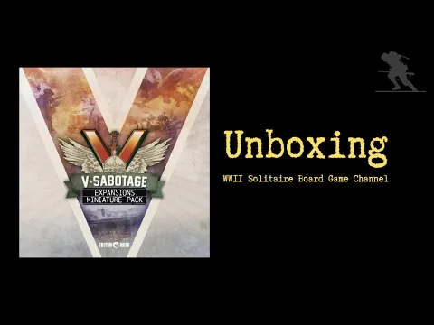 V-Sabotage: Expansions Miniature pack - Unboxing