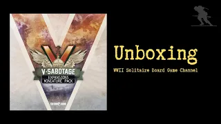 V-Sabotage: Expansions Miniature pack - Unboxing