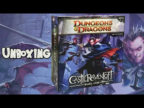 Dungeons & Dragons Castle Ravenloft Board Game || Unboxing