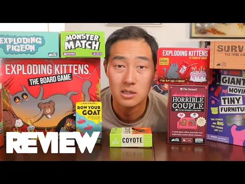 Reviewing EVERY Exploding Kittens Game of 2025