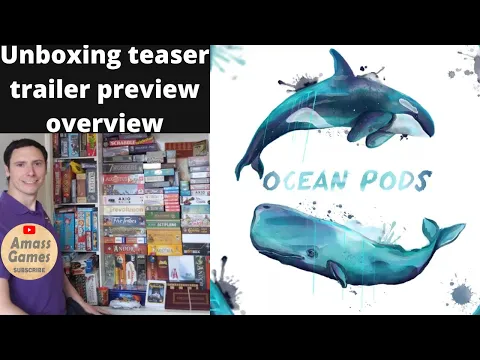 Ocean Pods #unboxing #teaser #boardgame #tabletop AmassGames #games #game #cards #cute