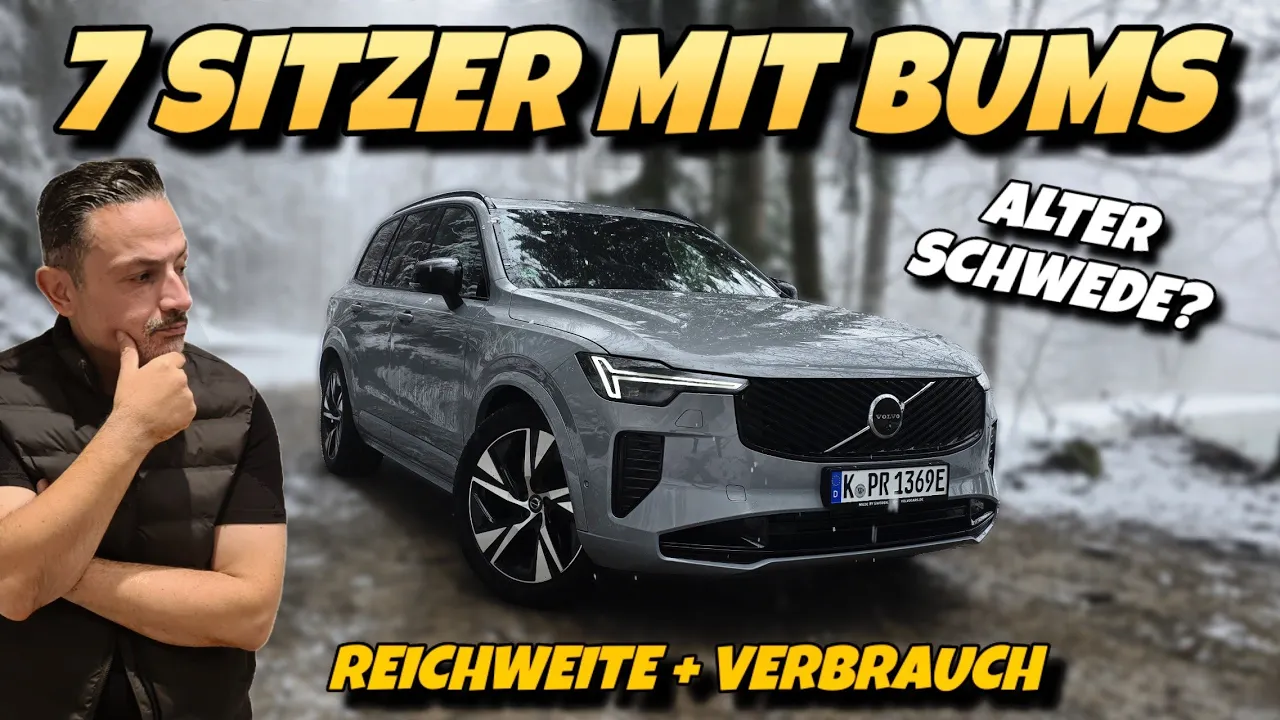 7 Sitzer mit Power! Neuer Volvo XC90 Plug-in Hybrid im Test.
