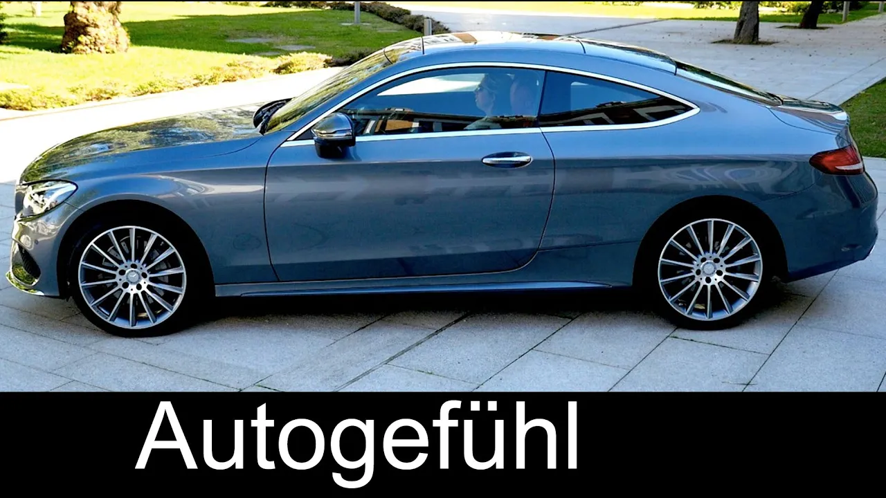 All-new Mercedes C400 4MATIC Coupé V6 333 hp FULL REVIEW test driven 2016