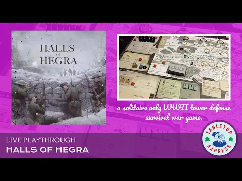 Halls of Hegra - LIVE Board Game Teach & Playthrough
