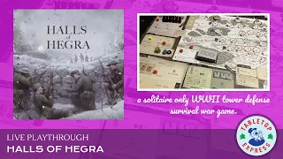 Halls of Hegra - LIVE Board Game Teach & Playthrough