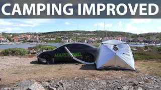 Test of new version of Campstream with Tesla Model 3