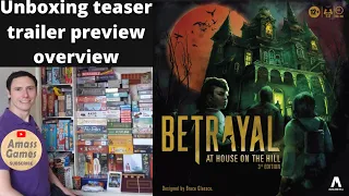 Betrayal 3e #unboxing #teaser #boardgame #tabletop AmassGames #games #game #halloween