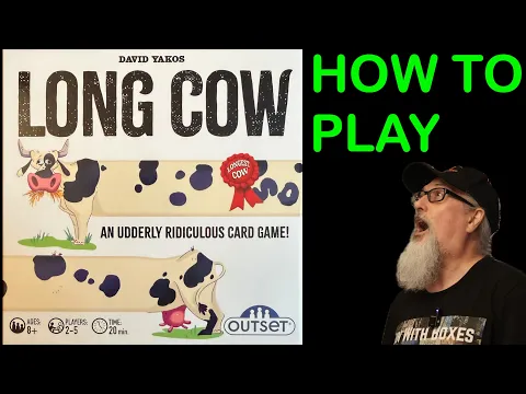 How to Play Long Cow | David Yakos | Outset Media | Cheatwell Games | An Udderly Ridiculous Game!