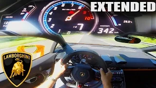 Lamborghini Huracan POV ACCELERATION & TOP SPEED 342 km/h Autobahn Test Drive Sound Exhaust