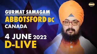 4 June 2022 Abbotsford BC Canada Kirtan Diwa